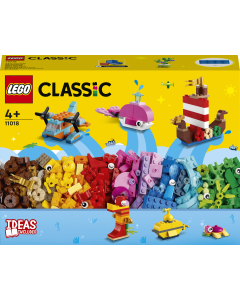 LEGO® Classic Kreativ lek til havs 11018, byggesett (333 deler)