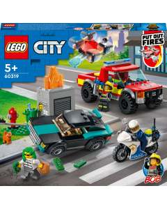 LEGO® City Politijakt- og brannslukkingssett 60319, byggesett (295 deler)