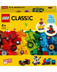 LEGO® Classic Klosser og hjul 11014, byggesett for barn (653 deler)