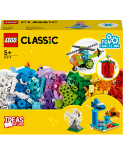 LEGO® Classic Klosser og funksjonselementer 11019, byggesett for barn (500 deler)