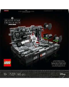 LEGO® Star Wars™ Trench-kampen på Dødstjernen – diorama 75329, byggesett (665 deler)