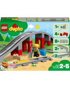 LEGO DUPLO Jernbanebro og togskinner 10872 Byggeleke