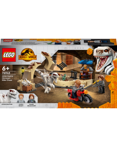 LEGO® Jurassic World Motorsykkeljakt på Atrociraptor 76945, byggesett (169 deler)