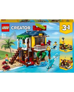 LEGO® Creator 3-i-1 Surferens strandhus 31118, byggesett (564 deler)
