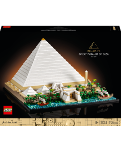 LEGO® Architecture Den store pyramiden i Giza 21058, byggesett (1476 deler)