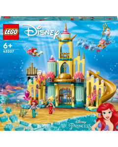 LEGO® ǀ Disney Ariels undervannsslott 43207, byggesett (498 deler)
