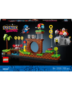 LEGO® Ideas Sonic the Hedgehog™ – Green Hill Zone 21331, byggesett (1125 deler)