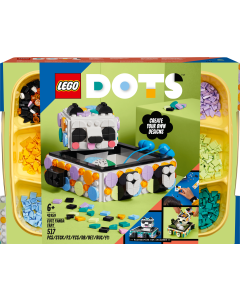 LEGO® DOTS Holder med søt panda 41959. Lag det selv-hobbysett (517 deler)