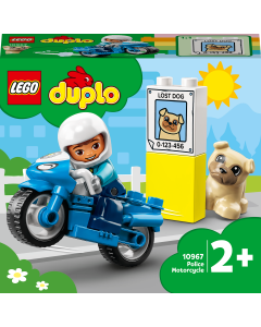 LEGO® DUPLO® Rescue Politimotorsykkel 10967, byggeleke (5 deler)