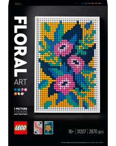 LEGO® Art Blomsterkunst 31207, byggesett (2870 deler)