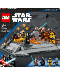 LEGO® Star Wars™ Obi-Wan Kenobi™ mot Darth Vader™ 75334, byggesett (408 deler)
