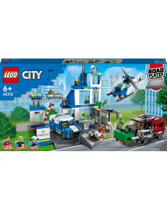 LEGO® City Politistasjon 60316, byggesett (668 deler)