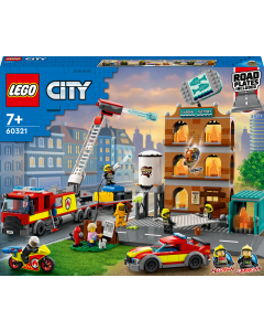 LEGO® City Brann- og utrykningssett 60321, byggesett (766 deler)