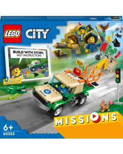 LEGO® City LEGO® City Redning av ville dyr i naturen 60353, byggesett (246 deler)