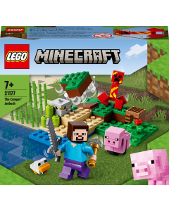 LEGO® Minecraft® Creeper i bakholdsangrep 21177, byggesett (72 deler)