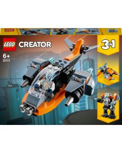 LEGO® Creator 3-i-1 Kyberdrone 31111, byggesett (113 deler)
