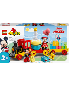 LEGO® DUPLO® ǀ Disney Minni og Mikkes bursdagstog 10941 byggeleke (22 deler)