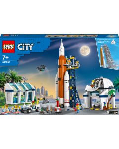 LEGO® City Utskytingsbase 60351, byggesett (1010 deler)