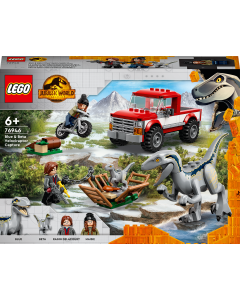 LEGO® Jurassic World Velociraptor-felle for Blue og Beta 76946, byggesett (181 deler)