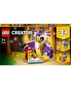 LEGO® Creator 3-i-1 Fantasifulle skogsdyr 31125, byggesett (175 deler)
