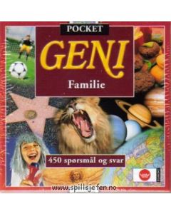 Familiespill Geni spørrespill pocket utgave 450 spørsmål