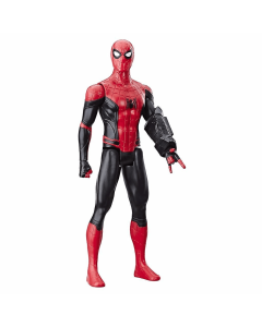 Den 30cm høye Spider Man-Figuren har en ny, unik våpenhanske, samt lyd og fraser som er typiske for Spider-Man.