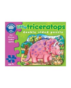 Puslespill Orchard Toys Little Triceratops dobbelsidig