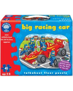 Puslespill Orchard Toys Big Racing Car Stor racer bil