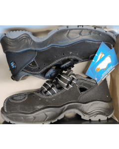 Vernesko Verner S1+P sko sandal sort sikkerhetssko