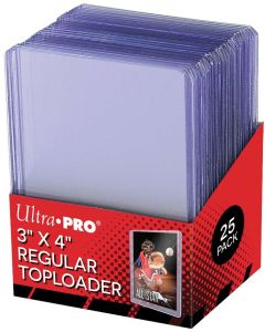 ULTRA PRO Toploader 3x4 (25) Clear Regular